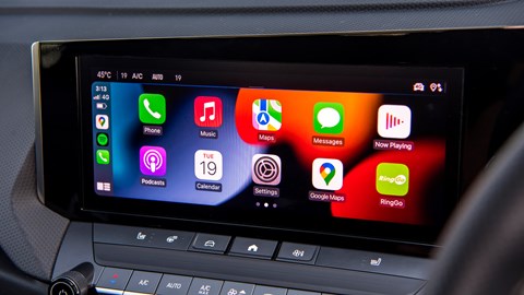 Vauxhall Astra GS-Line infotainment system