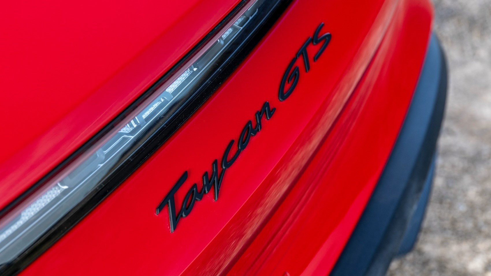 2022 Porsche Taycan Sport Turismo GTS badge