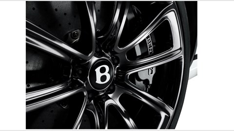Bentley Continental Supersports has a new finish for brightwork – it's like a satin, dulled finish. Very technical, very touchy feely