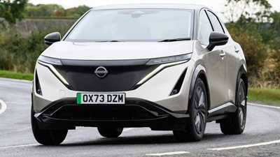 Nissan Ariya front cornering