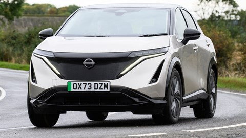Nissan Ariya front cornering