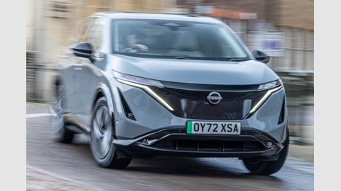 Nissan Ariya front cornering