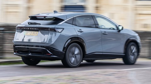 Nissan Ariya rear cornering