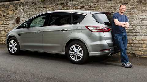 CAR's Mark Walton with our long-term Ford S-Max