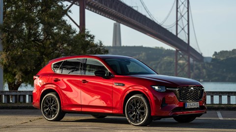 Mazda CX-60 under bridge