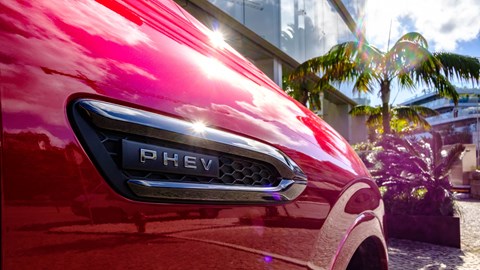 Mazda CX-60 PHEV logo detail