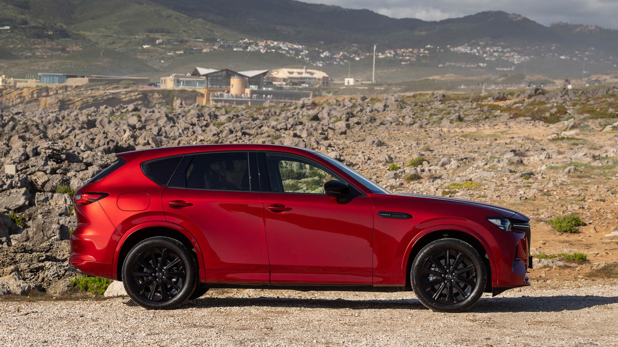 Mazda CX-60 review - side view, Soul Red