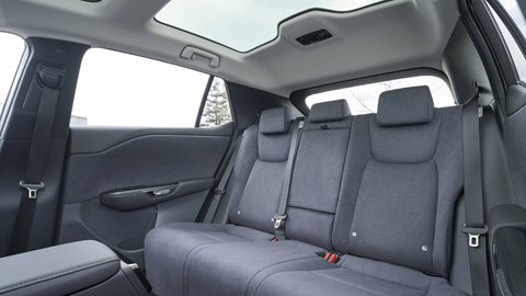 Lexus RZ rear seats