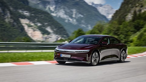We test the Lucid Air at the ÖAMTC Saalfelden Driver Training Centre in Austria
