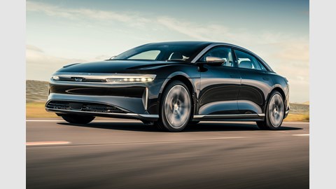 The original 2022 Lucid Air, photographed for CAR magazine