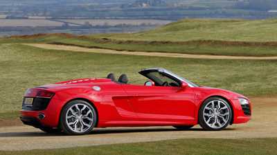 The new Audi R8 Spyder (2010)