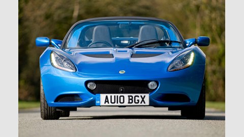 New headlamps distinguish the new 2010 Lotus Elise