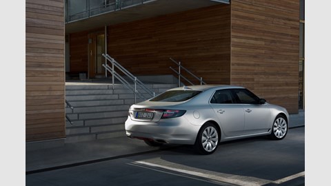 The Saab 9-5 arrives as a four-door saloon first; the new 9-5 SportCombi estate arrives in summer 2011