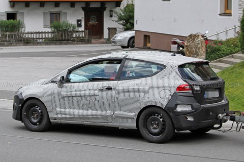 Ford Fiesta spy shots