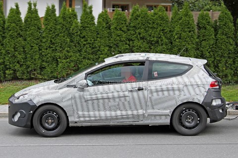 Ford Fiesta spy shots