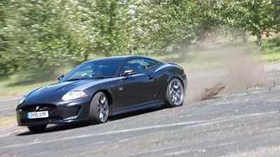 Nicely sideways does it: Chris Chilton probes the handling of the new Jaguar XKR 75