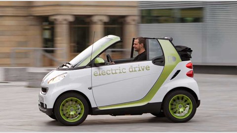 The Smart Fortwo Electric Drive; coming to a Merc dealer near you from 2012