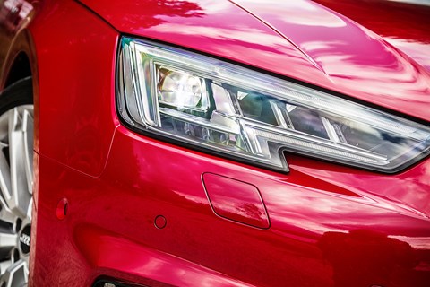Searing Matrix LED headlights perfect for levering stray vans from the ‘fast’ lane   