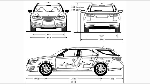 Saab 9-5 Sportwagon (2011) pre-production review