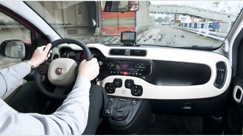 Inside the new 2012 Fiat Panda Twinair