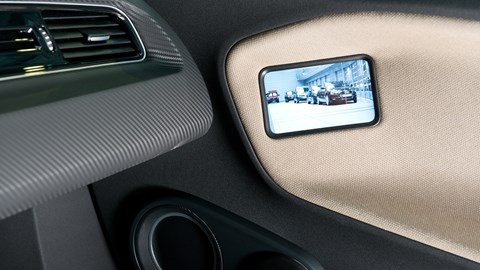 TV cameras for mirrors to reduce drag on XL1