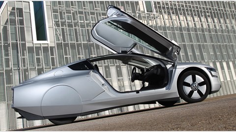 Gullwing doors add to appeal of Volkswagen XL1