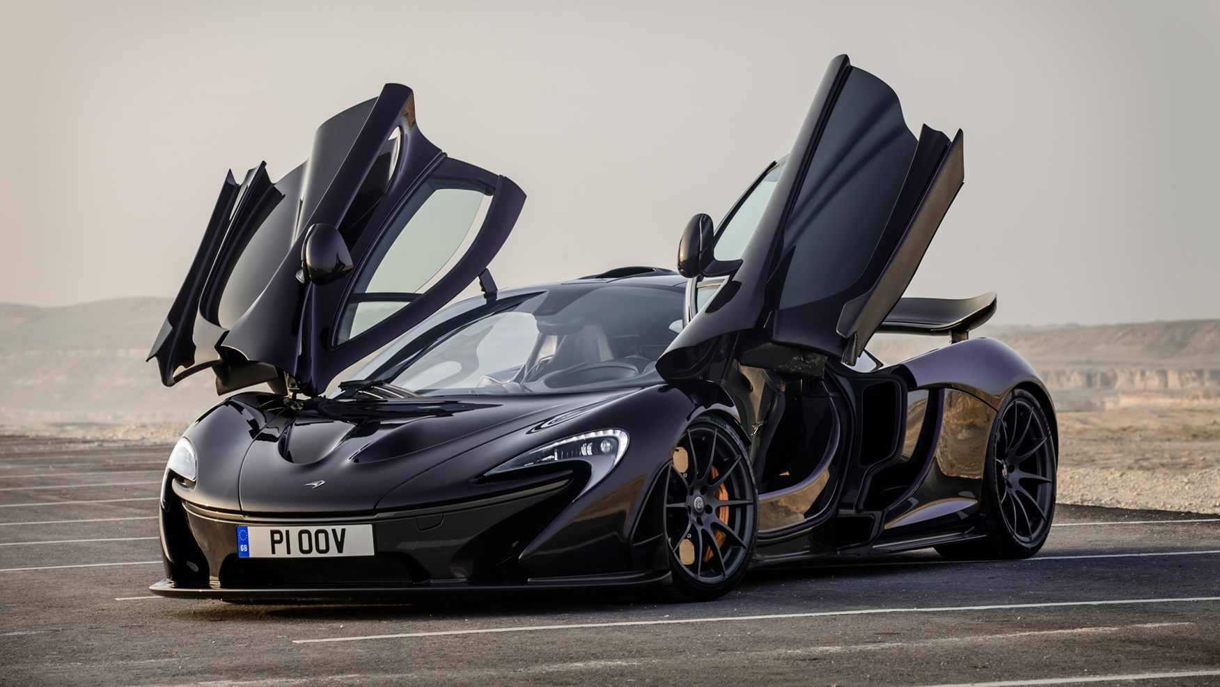 mclaren p1 dark green