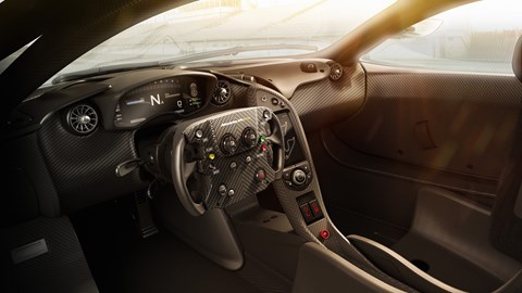 McLaren P1 GTR interior