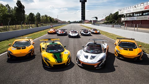 McLaren P1 GTRs at Barcelona