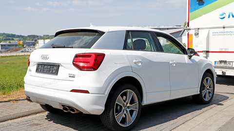 Audi SQ2: spied almost completely shorn of all disguise