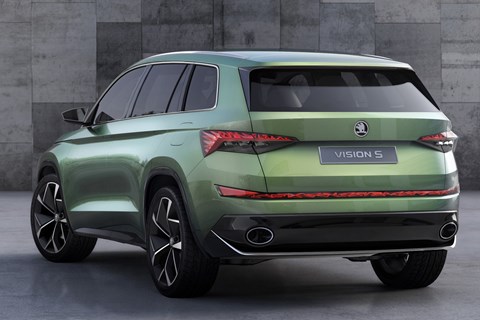 Skoda Vision S concept car: points to new 2017 Kodiaq