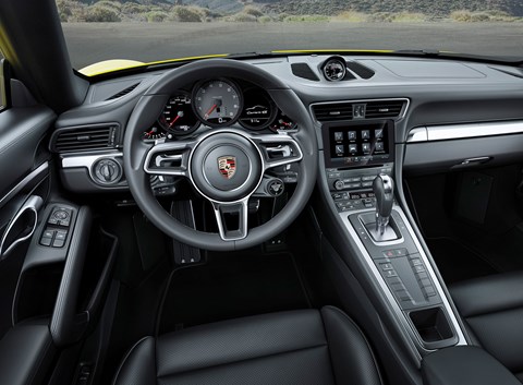 Behind the wheel of the Porsche 911