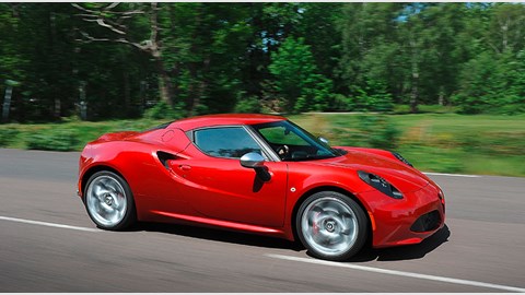 Getting rid of the stiff suspension makes a big difference to the Alfa 4C in the UK