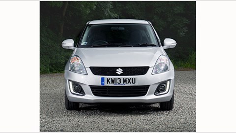 The biggest headlamps ever? The face of the 2015 Suzuki Swift