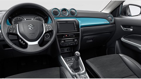 Cabin of new 2015 Suzuki Vitara: a bit of a letdown
