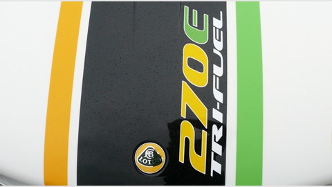 Lotus Exige 270E Tri-Fuel: badge photo