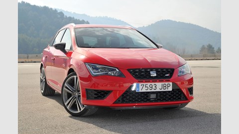 The ST Cupra is priced just under £1000 higher than the five-door Cupra hatch