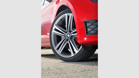 19-inch wheels are standard on the Cupra