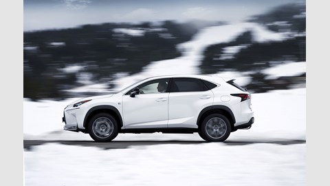 From launch initially the Lexus NX was available in hybrid form only