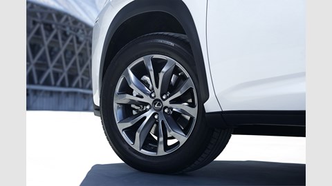 The alloys are perhaps the least pointily styled bits on the car