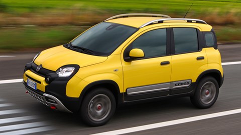 Like the last Fiat Panda Cross, black plastic mouldings help differentiate its look