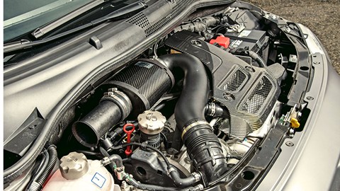 The Biposto's engine is nicked from a Formula 4 car