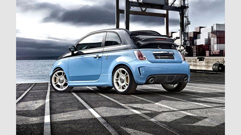 The Abarth 595C Competizione hot cabrio