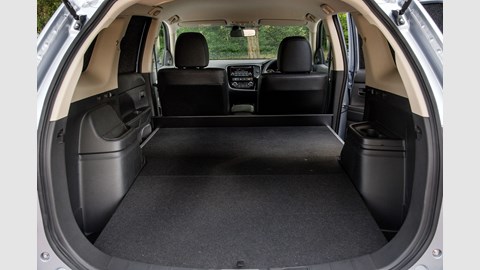 Boot space isn't harmed by the batteries and motors