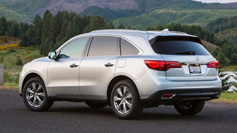 The Acura MDX is well at home cruising autoroutes, less so when the going gets twisty