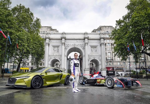 DS Racing at London's E-prix