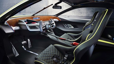 Steering wheel comes close to your chest, DTM-style