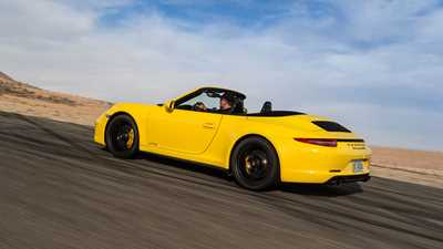The Porsche 911 Carrera GTS Cabriolet starts from a whisker under £100k