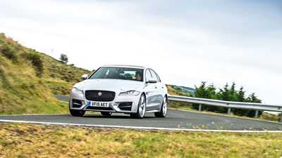New Jaguar XF, photographed for CAR by Barry Hayden 