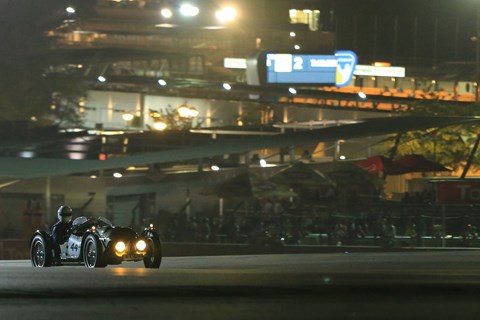 Le Mans at night